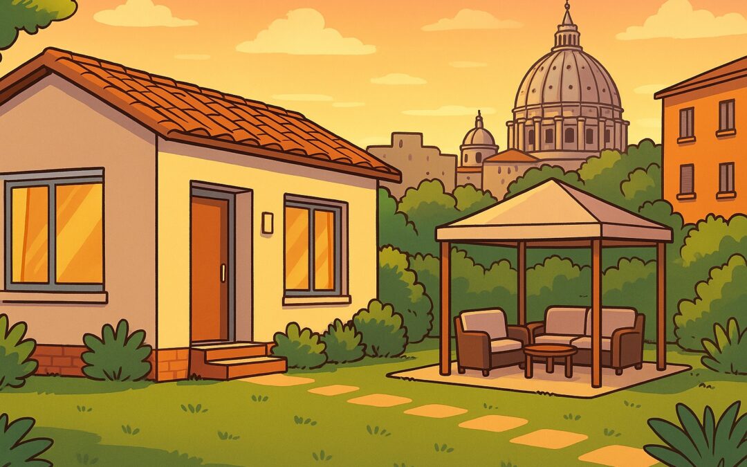 Arriva Toto Vatican Suite: la tua casa con giardino a due passi dal Vaticano